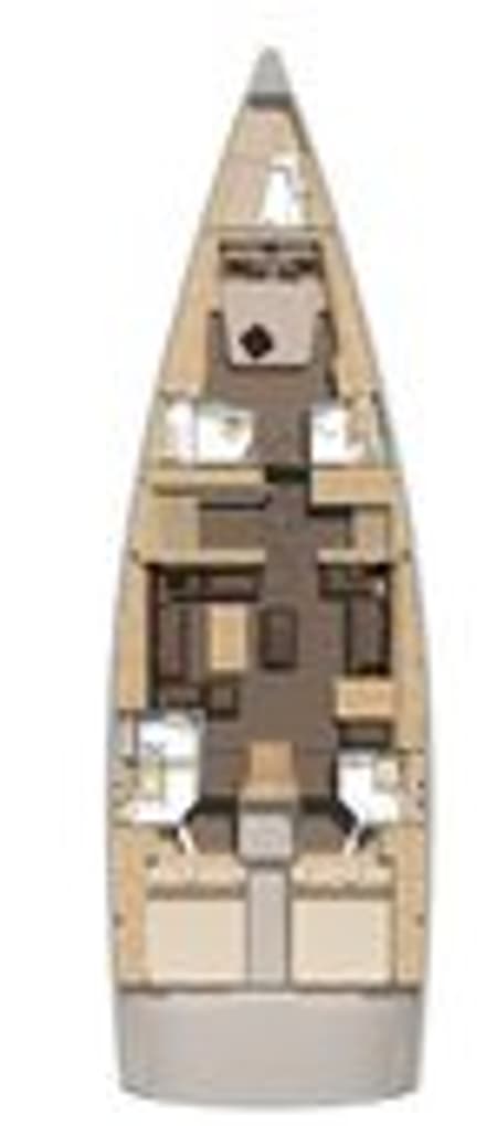 Charter Rental Sailboat My Way in Croatia Layout | Yacht4Less