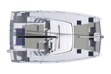 Charter Rental Catamaran Bella Mare in Croatia Layout | Yacht4Less
