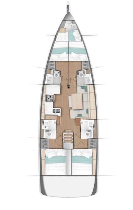 Charter Rental Sailboat None in Croatia Layout | Yacht4Less