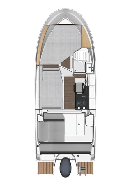 Charter Rental Motorboat Medolino in Croatia Layout | Yacht4Less