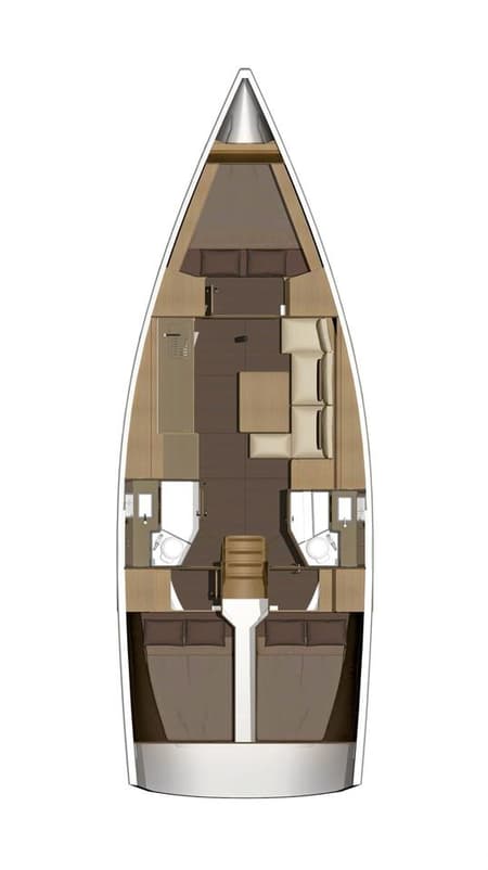 Charter Rental Sailboat Niké in Croatia Layout | Yacht4Less