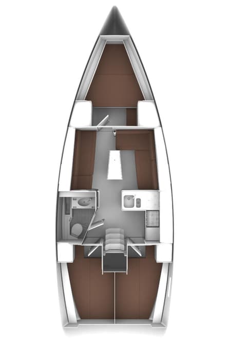 Charter Rental Sailboat Sayra in Croatia Layout | Yacht4Less