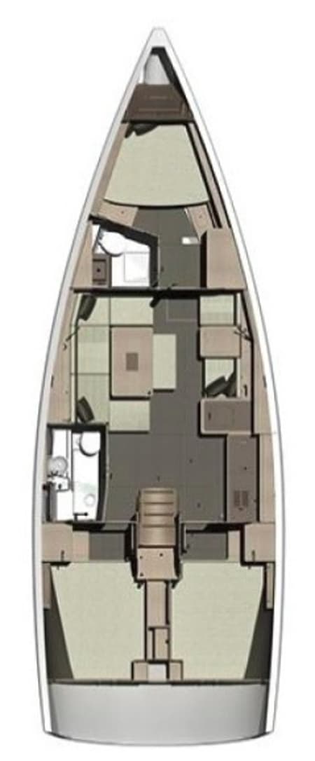 Charter Rental Sailboat Alabama in Croatia Layout | Yacht4Less