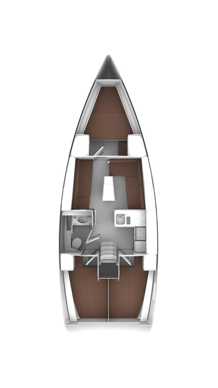Charter Rental Sailboat Roger Rabbit in Turkey Layout | Yacht4Less