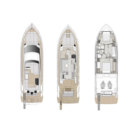 Charter Rental Motorboat Roch Antonio in Croatia Layout | Yacht4Less