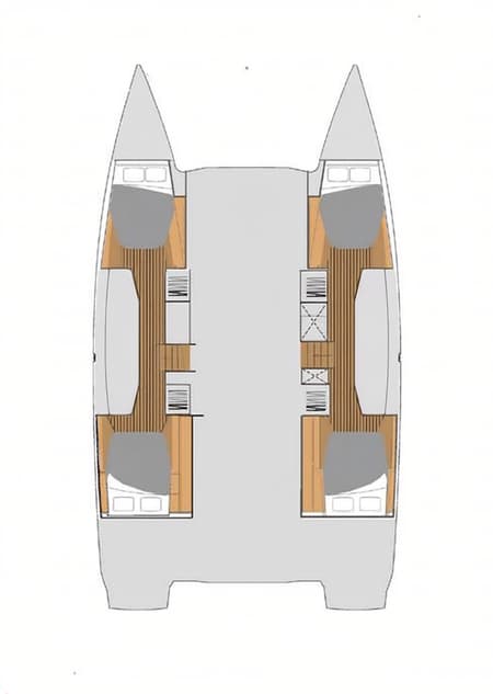Charter Rental Catamaran Morskie Oko in BVI Layout | Yacht4Less