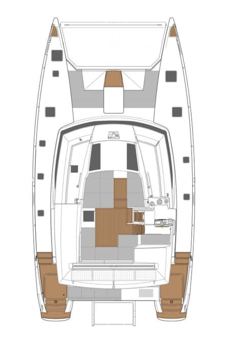 Charter Rental Catamaran Triumpho in Thailand Layout | Yacht4Less