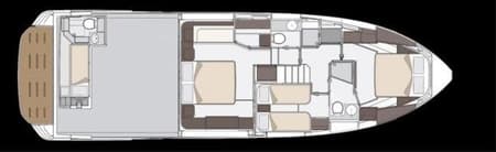 Charter Rental Motorboat White in Croatia Layout | Yacht4Less