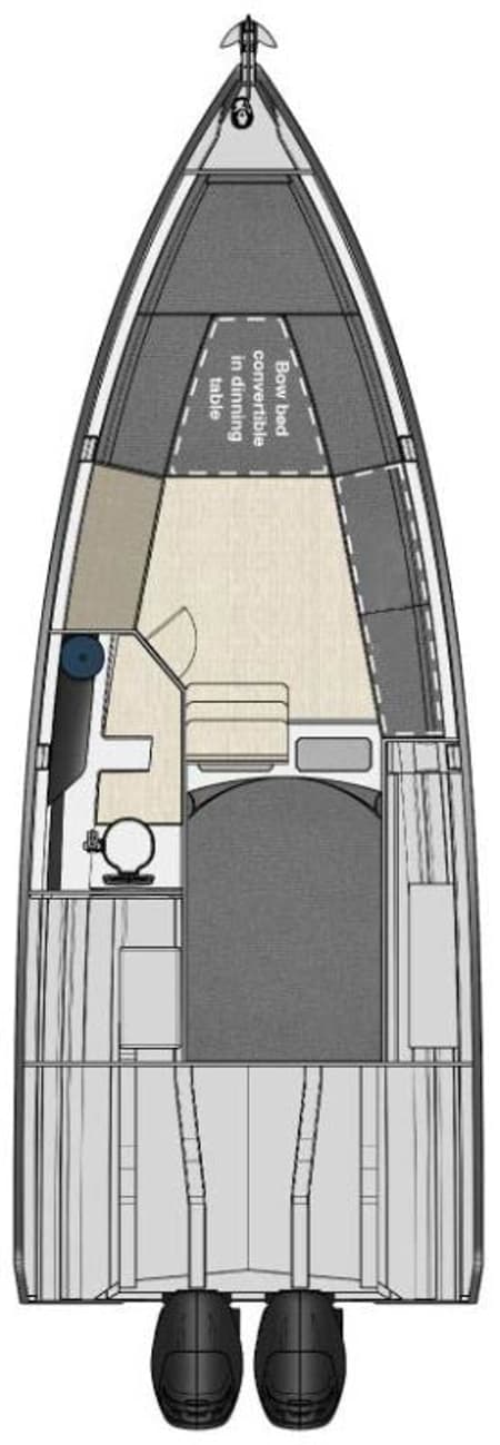 Charter Rental Motorboat Babac in Croatia Layout | Yacht4Less