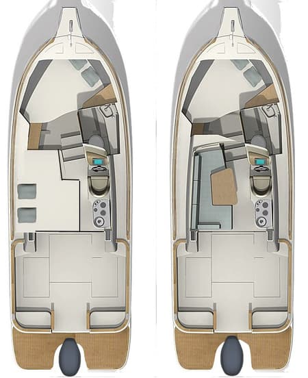 Charter Rental Motorboat H7 - Nelly in Croatia Layout | Yacht4Less