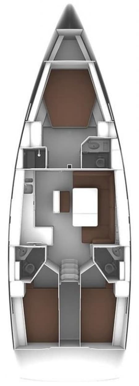 Charter Rental Sailboat 'njoy in Croatia Layout | Yacht4Less