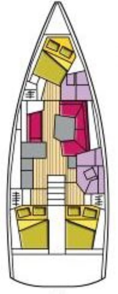 Charter Rental Sailboat Tenuta delle Ripalte in Italy Layout | Yacht4Less