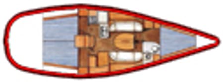 Charter Rental Sailboat Milena in Italy Layout | Yacht4Less