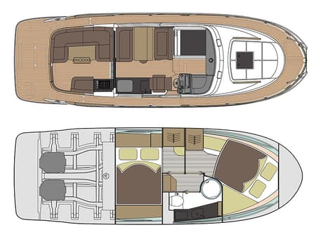 Charter Rental Motorboat Malinkonija in Croatia Layout | Yacht4Less