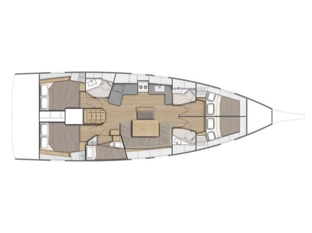 Charter Rental Sailboat Circe in Italy Layout | Yacht4Less