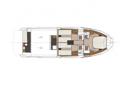Charter Rental Motorboat Red Hot in Croatia Layout | Yacht4Less