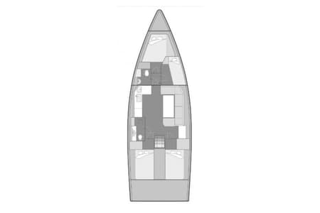 Charter Rental Sailboat Furija in Croatia Layout | Yacht4Less