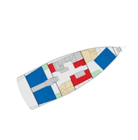 Charter Rental Sailboat Colibri in Italy Layout | Yacht4Less