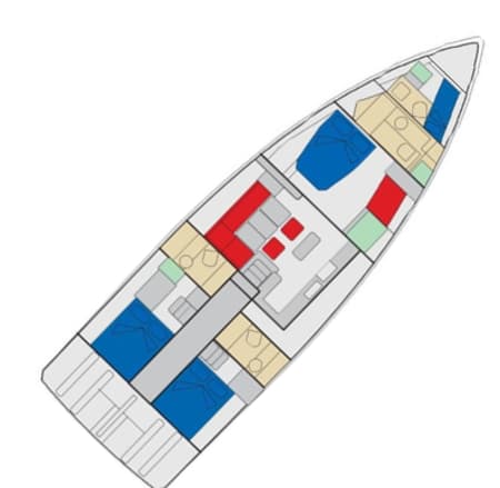 Charter Rental Sailboat Marina in Italy Layout | Yacht4Less