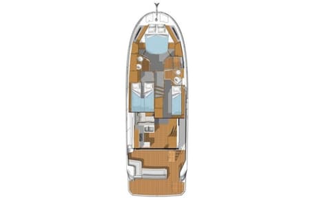 Charter Rental Motorboat Swift Home in Croatia Layout | Yacht4Less