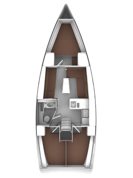 Charter Rental Sailboat Polo in Croatia Layout | Yacht4Less