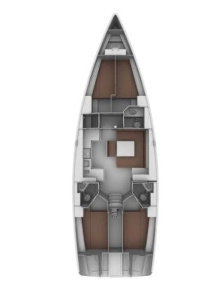 Charter Rental Sailboat Sophia in Croatia Layout | Yacht4Less