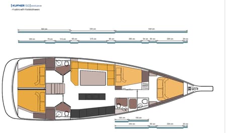 Charter Rental Sailboat Dion in Turkey Layout | Yacht4Less