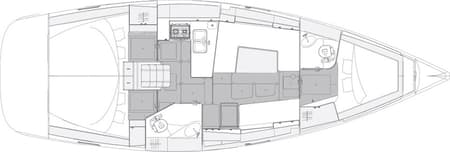 Charter Rental Sailboat Best Secret in Croatia Layout | Yacht4Less