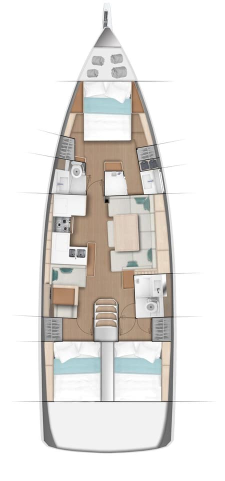 Charter Rental Sailboat After Physics in BVI Layout | Yacht4Less