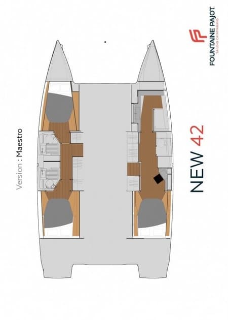 Charter Rental Catamaran Brown Eyed Girl in BVI Layout | Yacht4Less