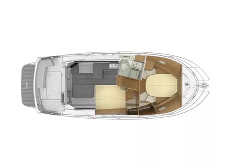 Charter Rental Motorboat Antares 36 in Croatia Layout | Yacht4Less