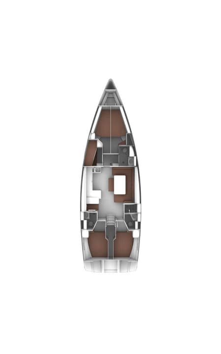 Charter Rental Sailboat Ivana in Croatia Layout | Yacht4Less