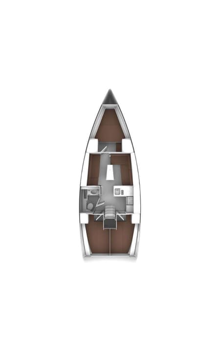 Charter Rental Sailboat Adria Nina in Croatia Layout | Yacht4Less