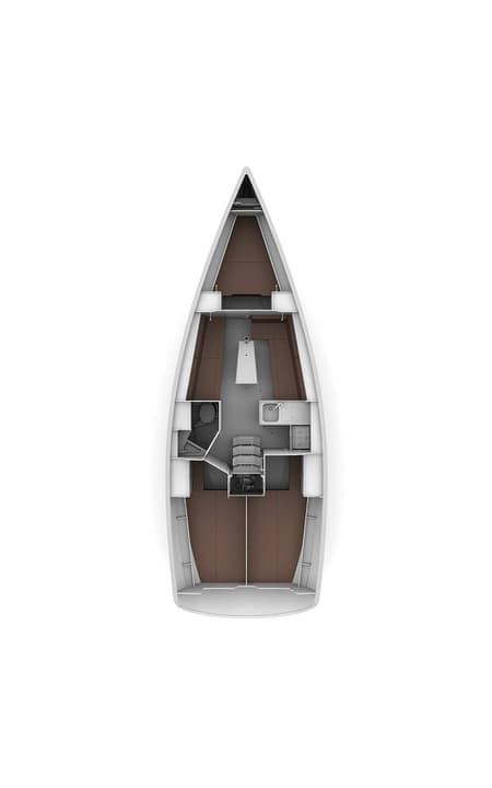 Charter Rental Sailboat Adria Maša in Croatia Layout | Yacht4Less