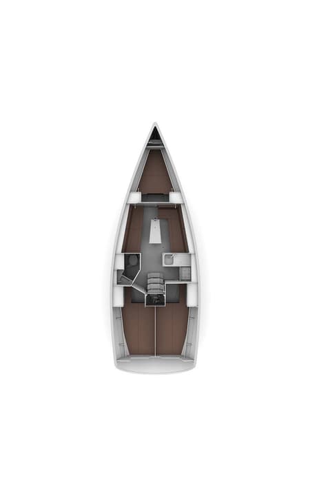 Charter Rental Sailboat Adria Tina in Croatia Layout | Yacht4Less