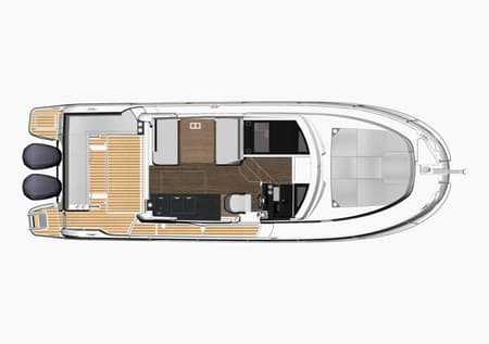 Charter Rental Motorboat Helios in Croatia Layout | Yacht4Less