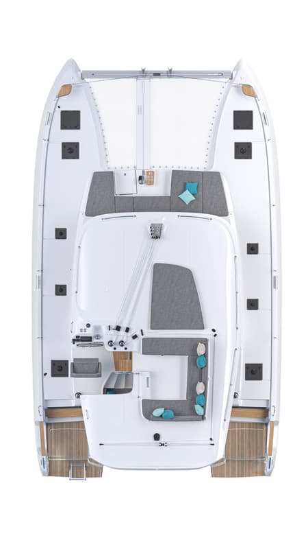 Charter Rental Catamaran Calipso in Italy Layout | Yacht4Less