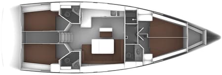Charter Rental Sailboat Trex in Turkey Layout | Yacht4Less