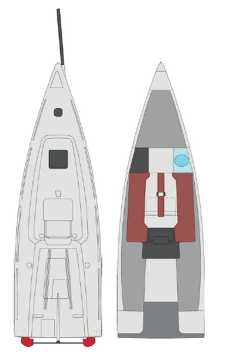 Charter Rental Sailboat Šuferina in Croatia Layout | Yacht4Less