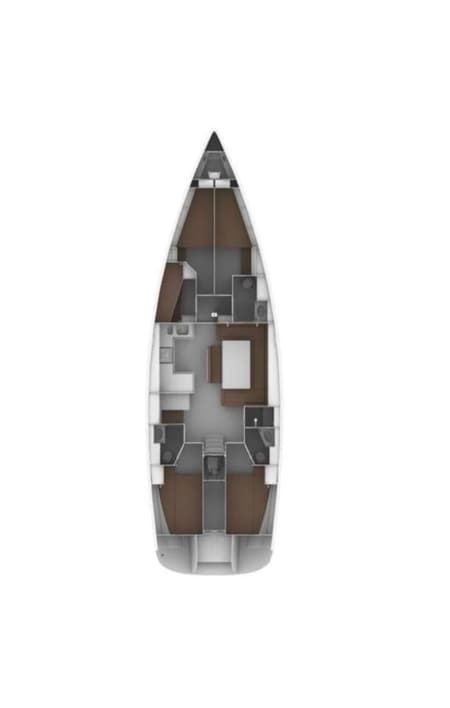 Charter Rental Sailboat Altair in Greece Layout | Yacht4Less