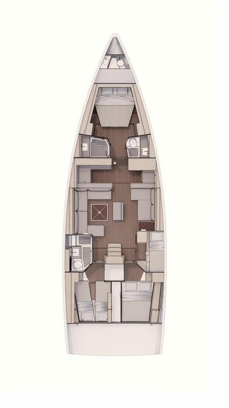 Charter Rental Sailboat Pura Vida in BVI Layout | Yacht4Less