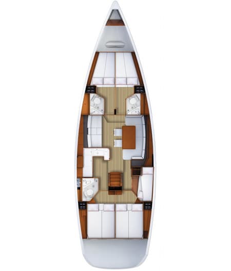 Charter Rental Sailboat Zeus in Greece Layout | Yacht4Less