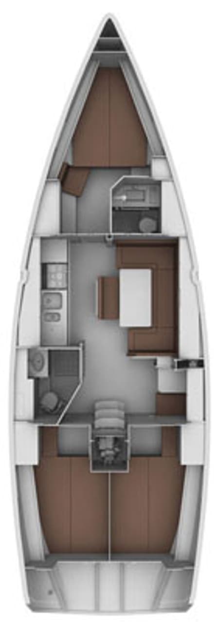 Charter Rental Sailboat Pia M in Croatia Layout | Yacht4Less