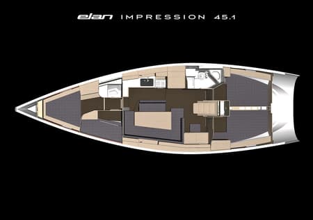Charter Rental Sailboat HMS Magnolia in Slovenia Layout | Yacht4Less