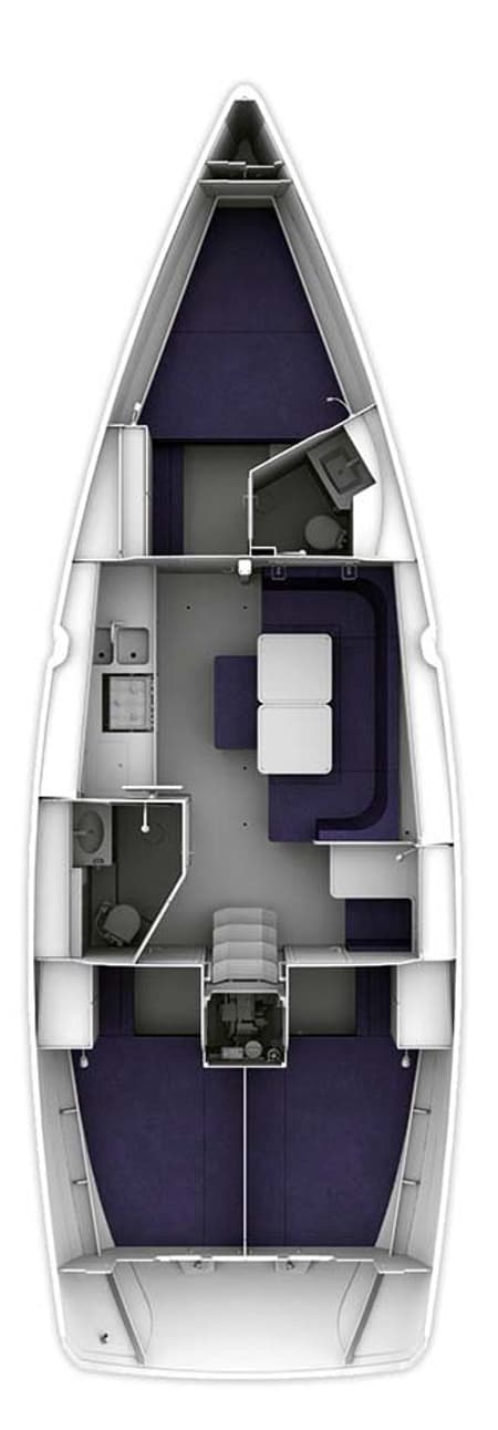 Charter Rental Sailboat Lal in Turkey Layout | Yacht4Less