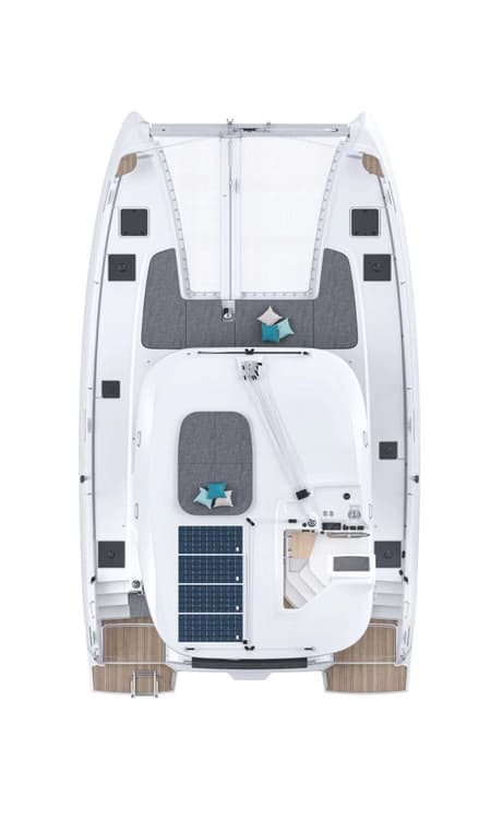 Charter Rental Catamaran Mare Amore in Croatia Layout | Yacht4Less