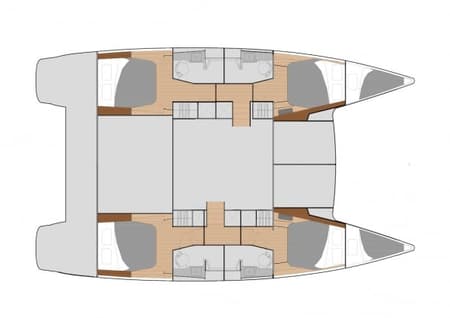 Charter Rental Catamaran Altair in Caribbean Layout | Yacht4Less