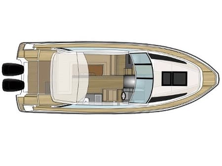 Charter Rental Motorboat Moncia in Croatia Layout | Yacht4Less