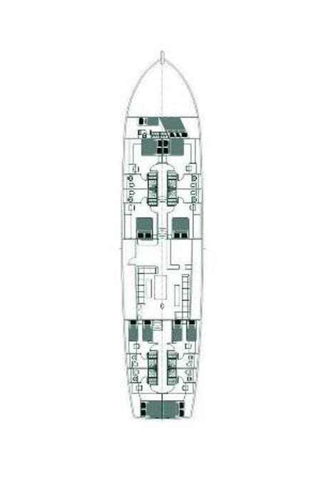 Charter Rental Gulet Stella Maris in Croatia Layout | Yacht4Less