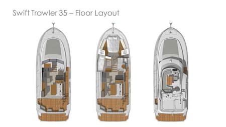 Charter Rental Motorboat Max in Croatia Layout | Yacht4Less